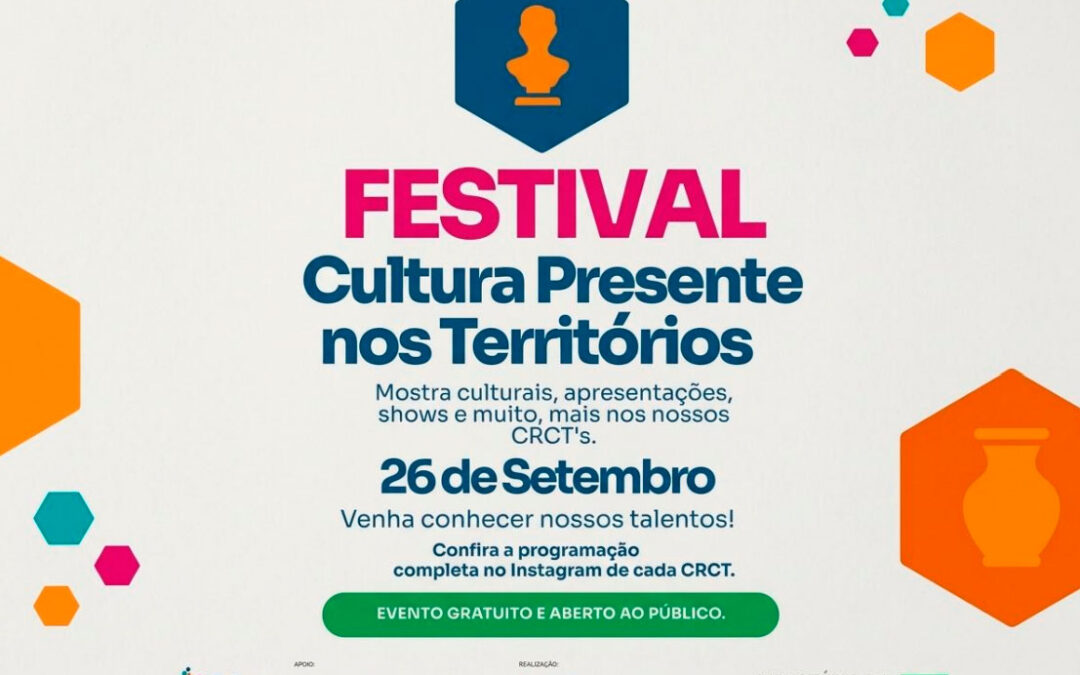Rio de Janeiro Recebe o 1º Festival Cultura Presente nos Territórios Neste Sábado (26)